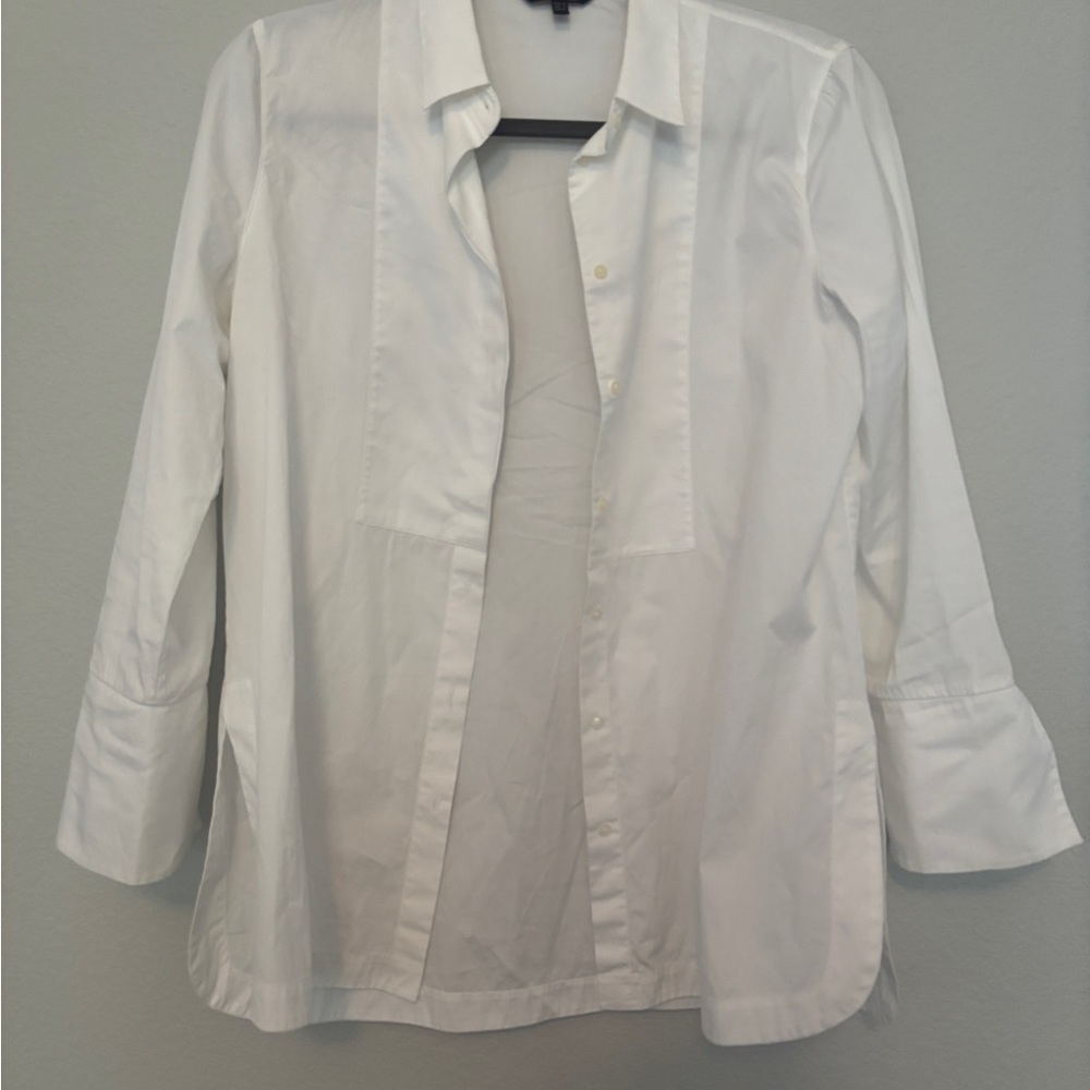 Massimo Dutti White Shirt with Collar